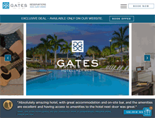 Tablet Screenshot of gateshotelkeywest.com